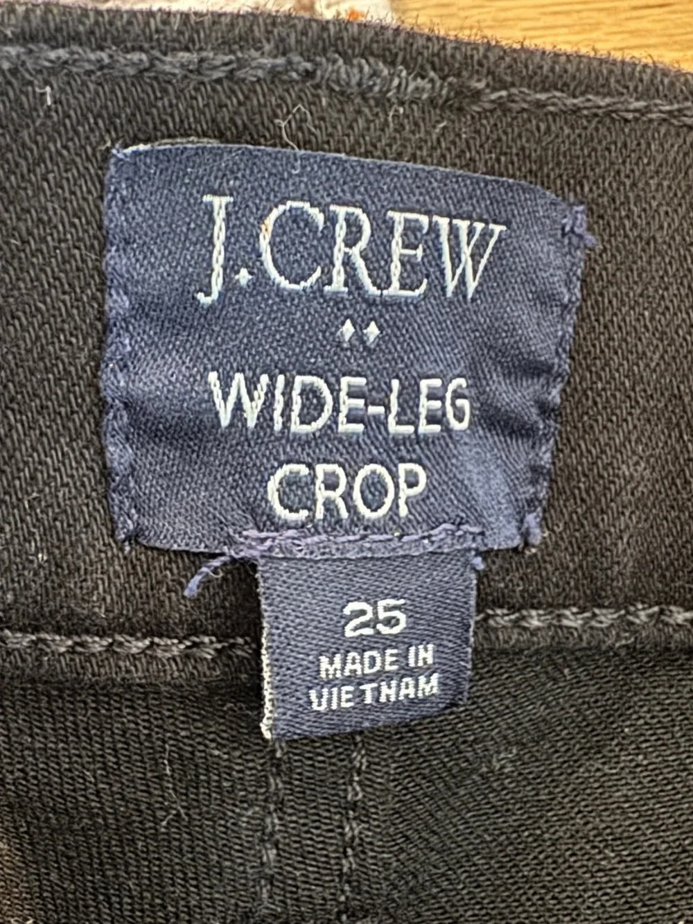 J. Crew Wide-Leg Crop Jeans
